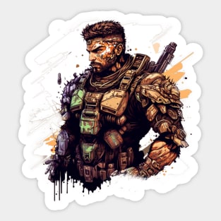 The Elite Combatant Sticker